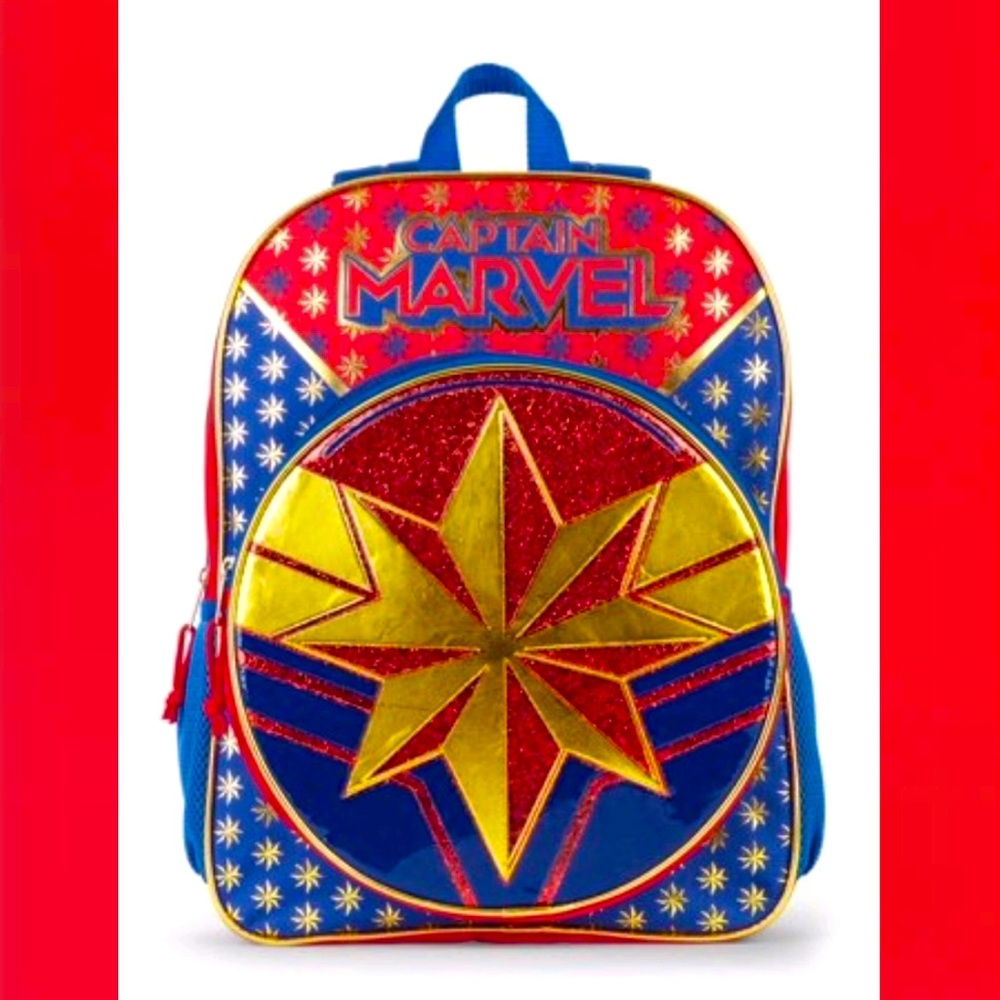 Captain Marvel Large Backpack - Picture 2 of 7